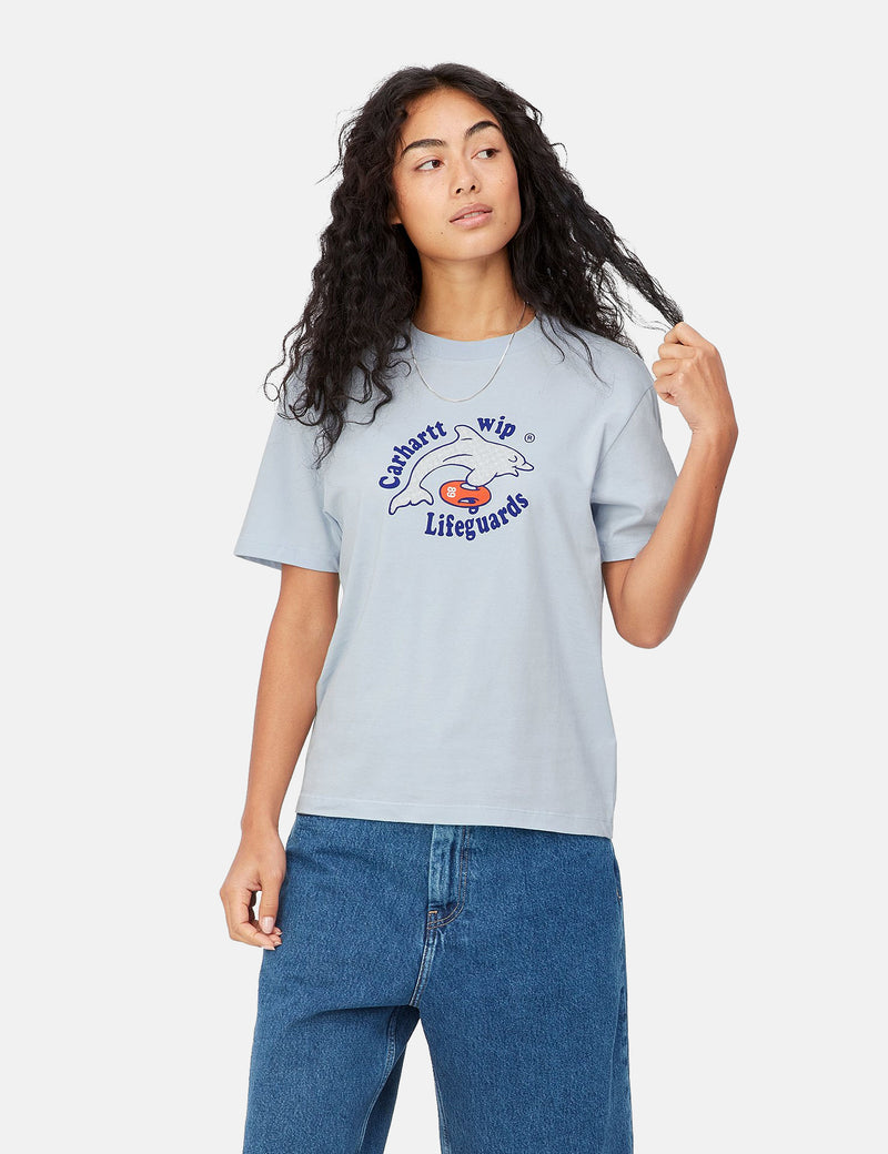 Carhartt-WIP Womens Lifeguards T-Shirt (Organic) - Icarus Blue