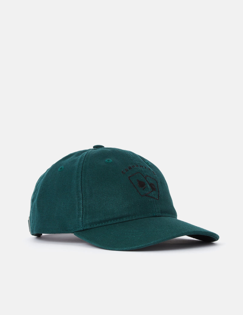 Carhartt-WIP New Frontier 6-Panel Cap - Botanic Green/Black