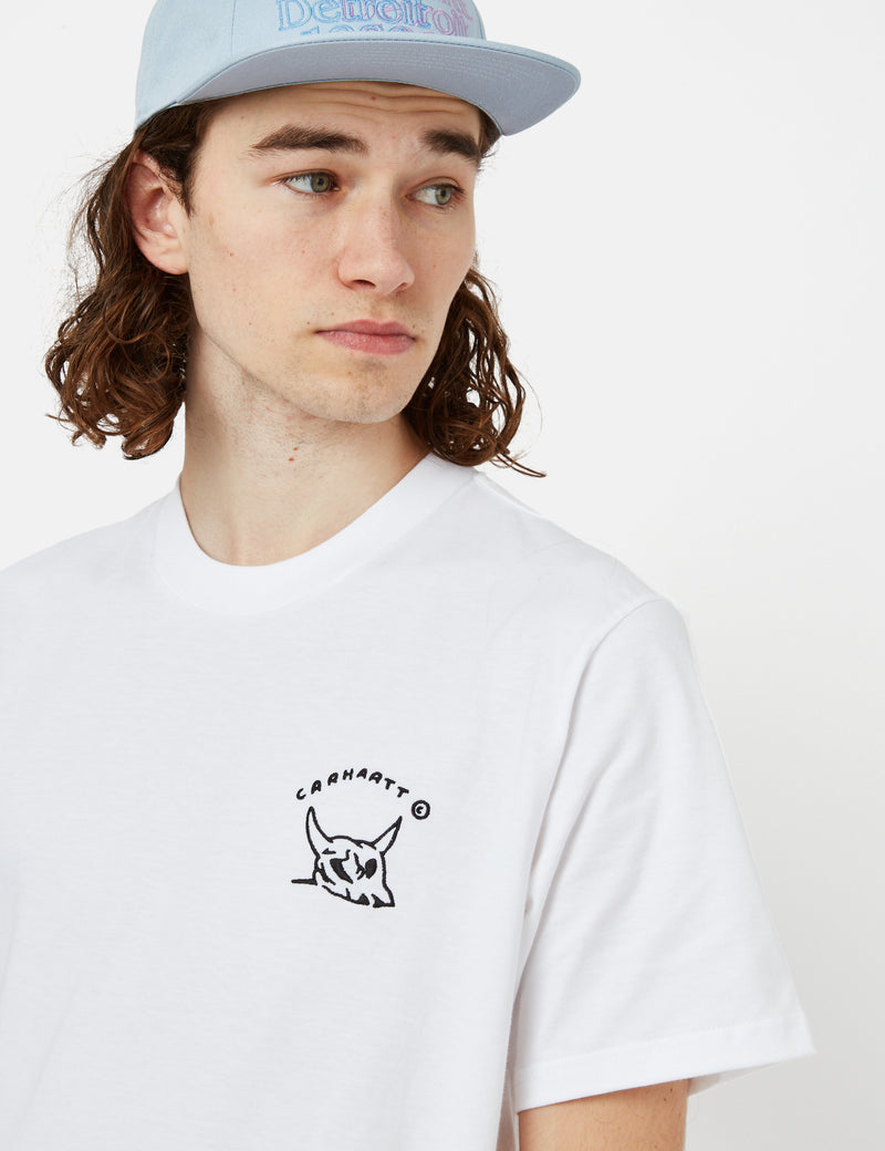 Carhartt-WIP New Frontier T-Shirt (Organic) - White