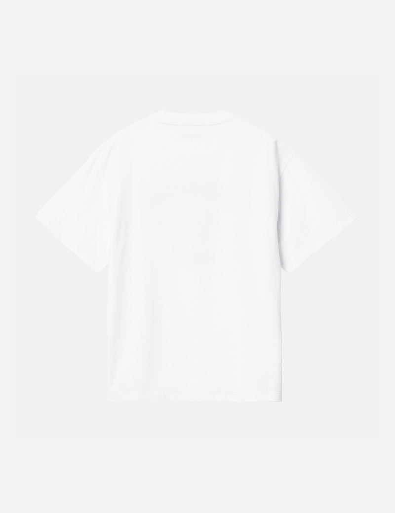 Carhartt-WIP Womens Wildcat T-Shirt (Loose) - White
