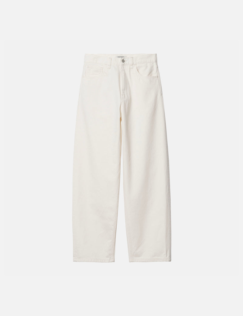 Carhartt-WIP Womens Brandon Pant (Denim) - White Rinsed