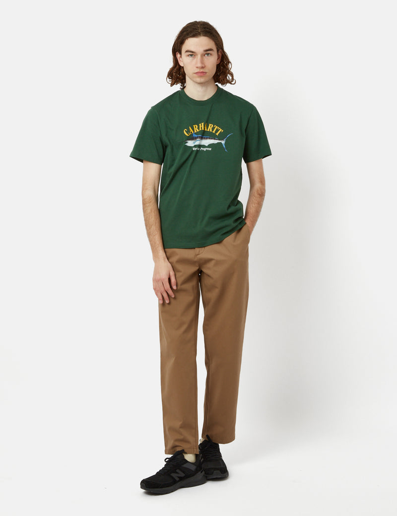 Carhartt-WIP Marlin T-Shirt (Organic) - Treehouse Green