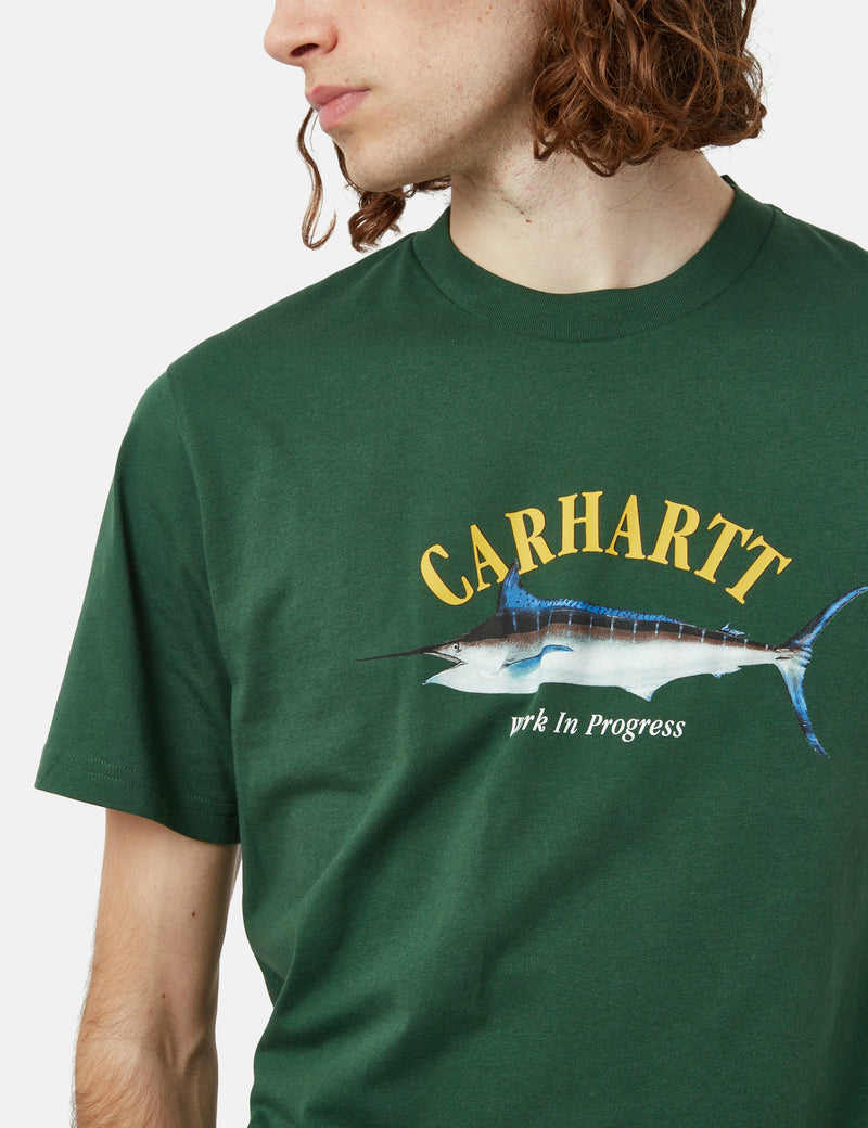 Carhartt-WIP Marlin T-Shirt (Organic) - Treehouse Green