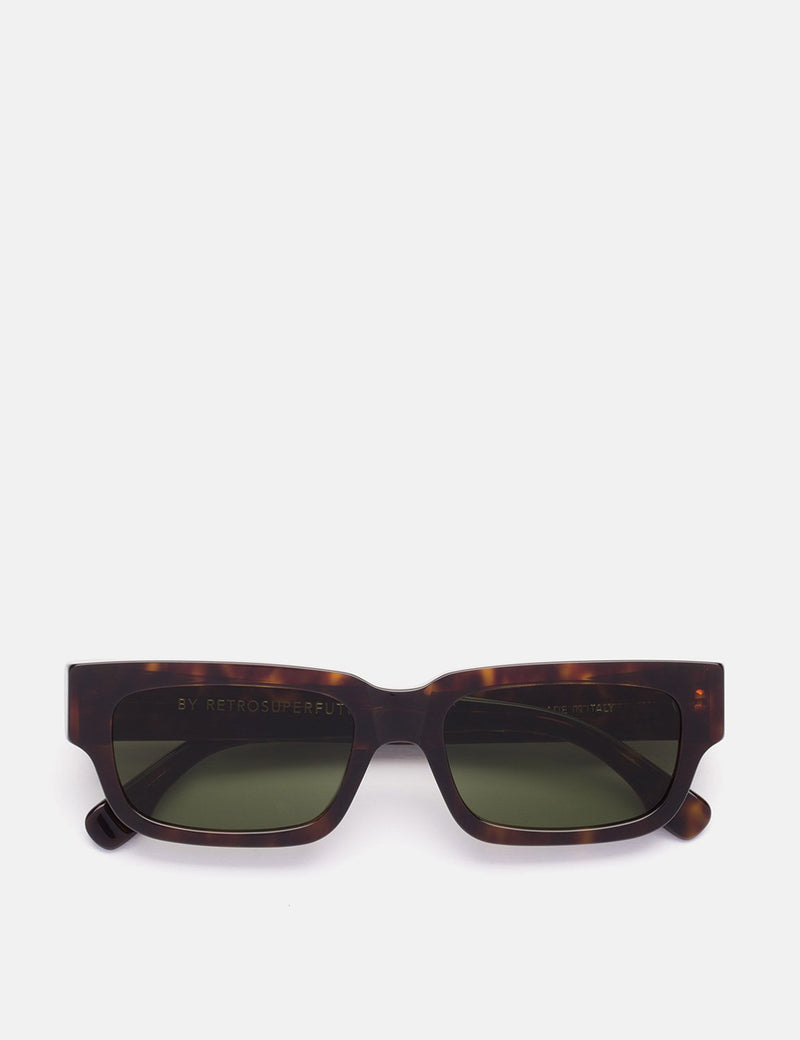 Super Roma Sunglasses - Havana/Green