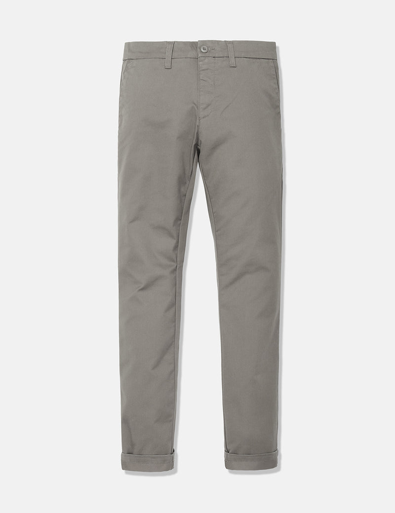 Pantalon Chino Carhartt-WIP Sid (Slim) - Tundra Grey