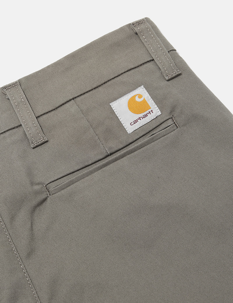 Pantalon Chino Carhartt-WIP Sid (Slim) - Tundra Grey