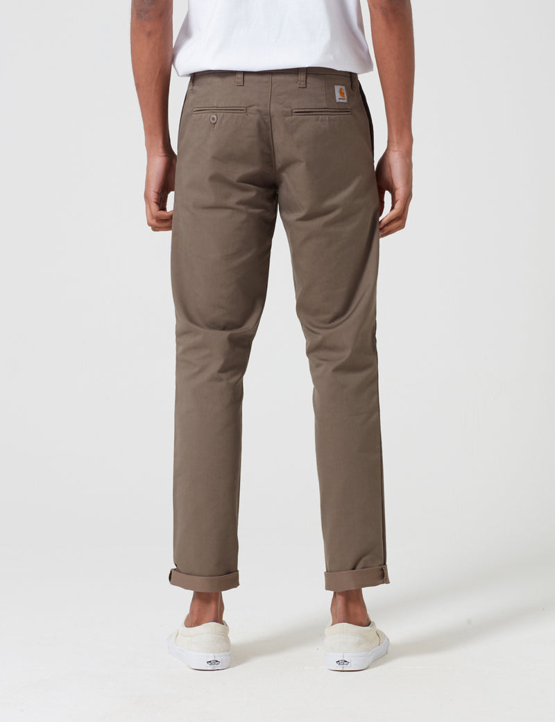 Pantalon Chino Carhartt-WIP Sid (Slim) - Tundra Grey