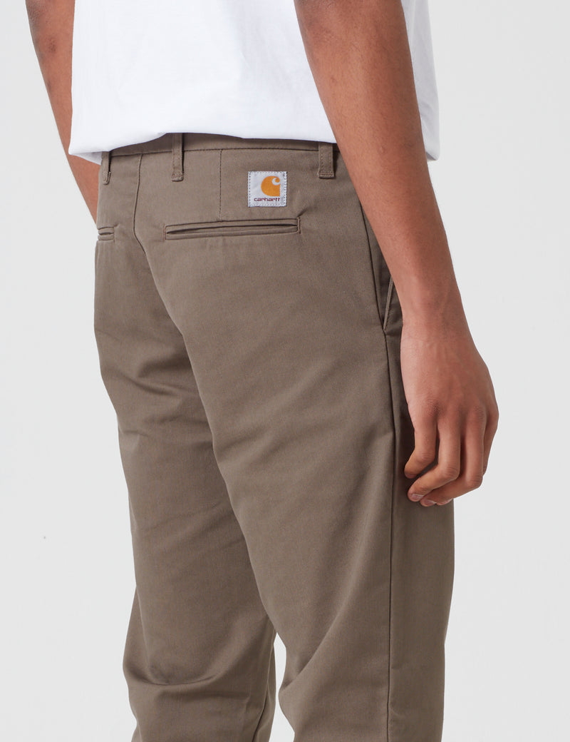 Pantalon Chino Carhartt-WIP Sid (Slim) - Tundra Grey