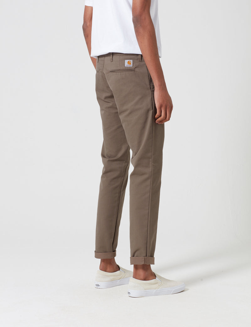 Pantalon Chino Carhartt-WIP Sid (Slim) - Tundra Grey