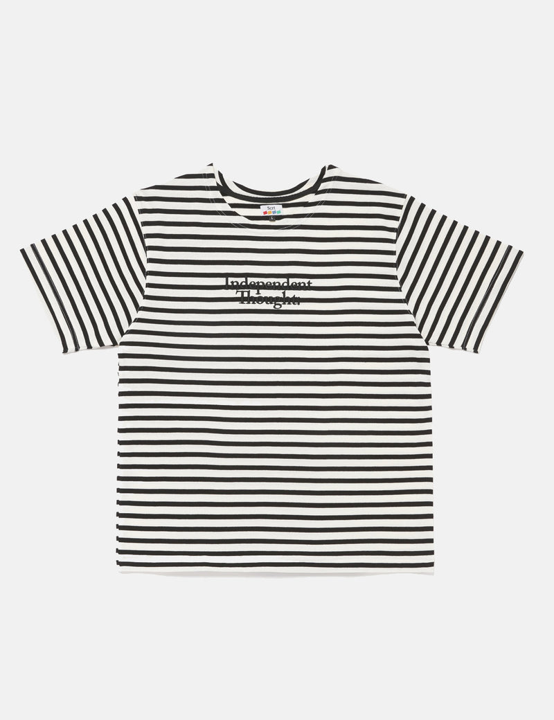 SCRT Independent Thought Breton T-Shirt - Black