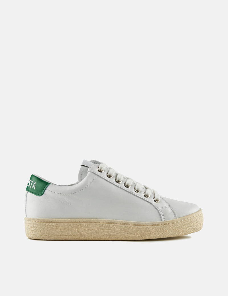 Novesta Itoh Trainers (Leather) - White/Green