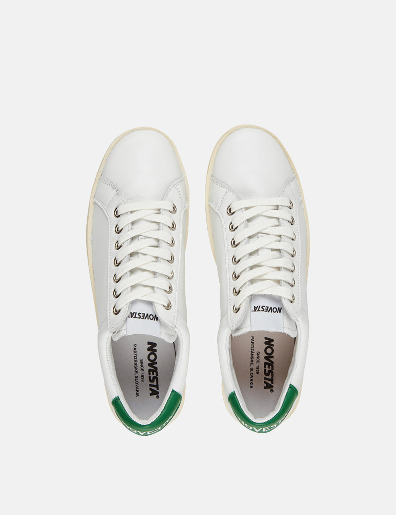 Novesta Itoh Trainers (Leather) - White/Green