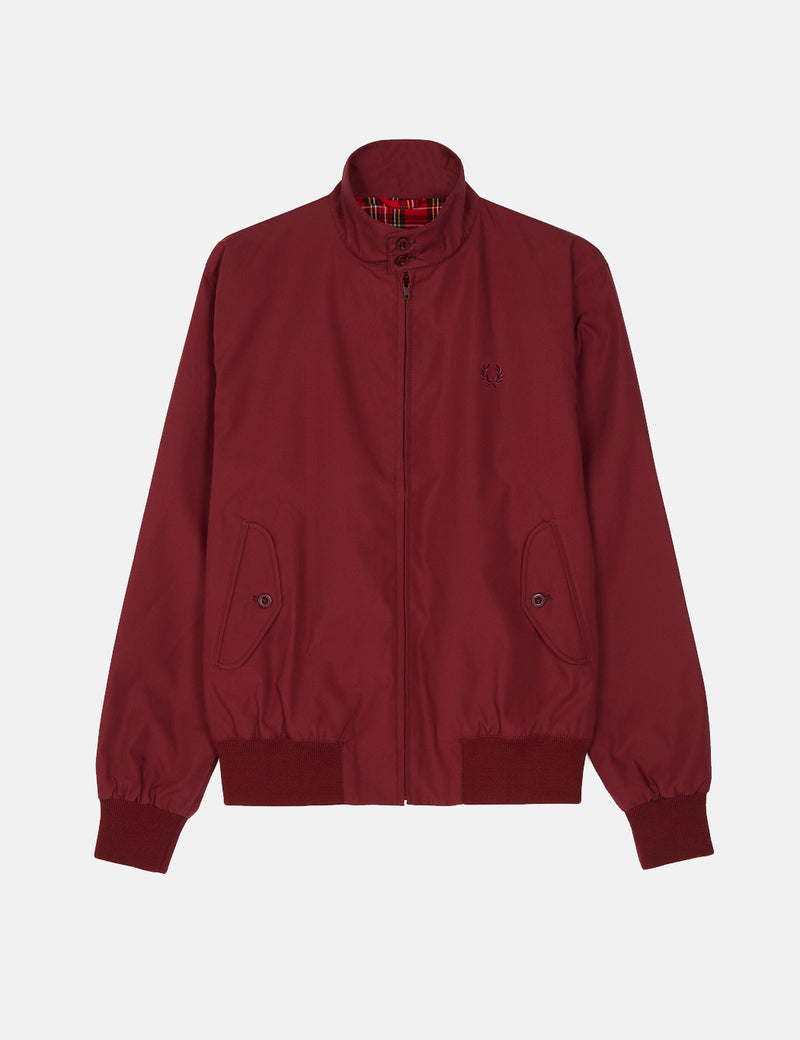 Fred Perry Re-issues Harrington Jacket (Made in UK) - Maroon