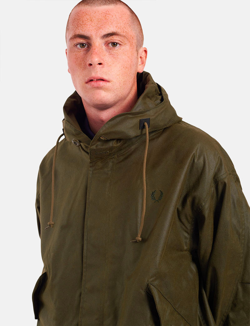 Fred Perry Made in England Parka - Vert Militaire