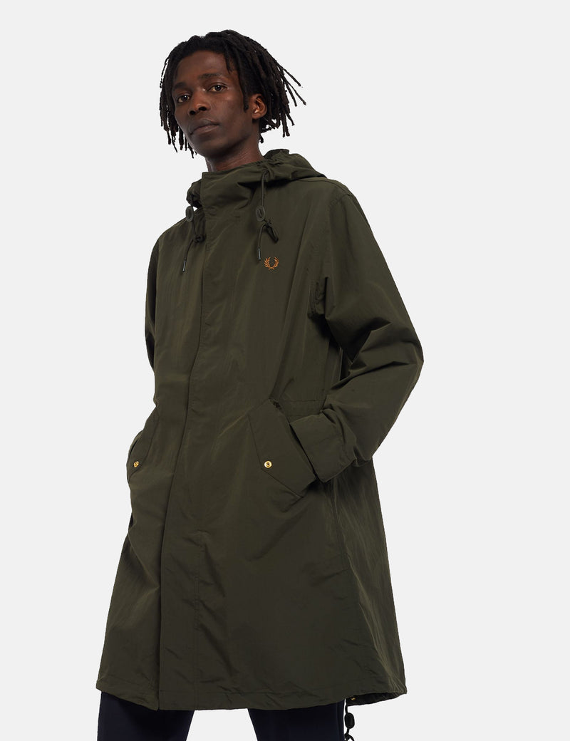Fred Perry Shell Parka - 헌팅 그린