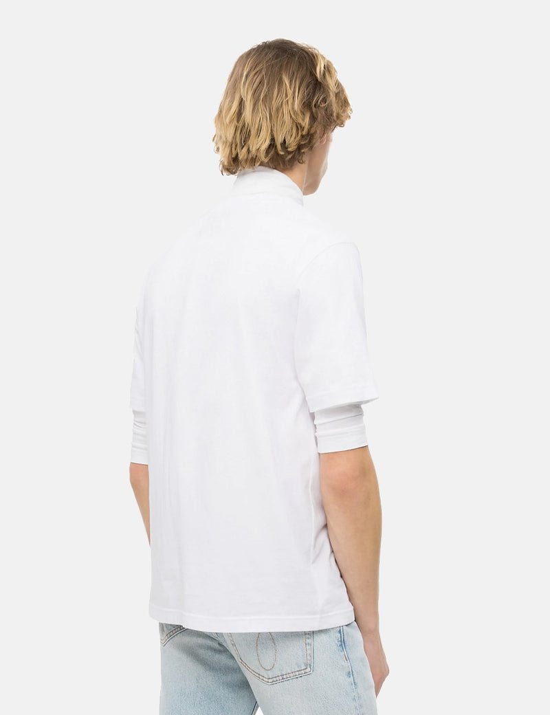 カルバンクラインロゴTシャツ-ブライトホワイト