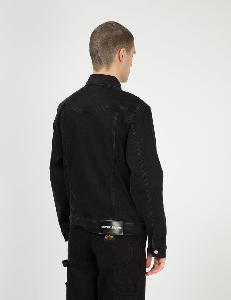 Calvin Klein Foundation Denim Jacket - Black