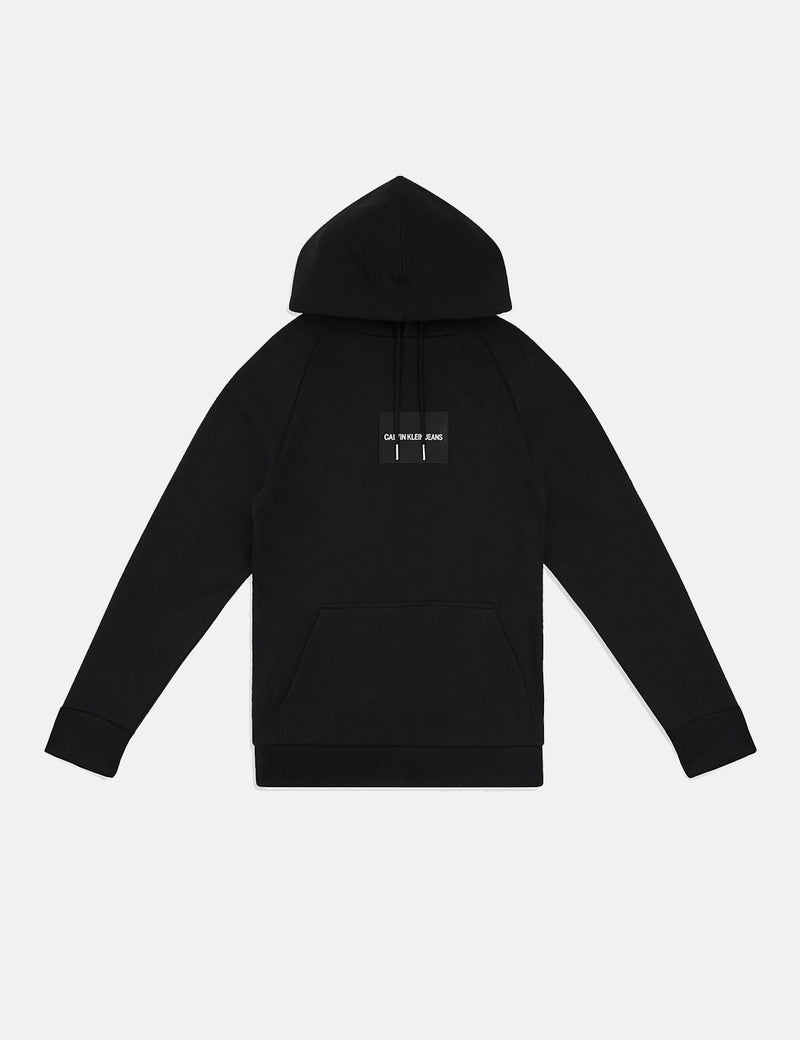 Calvin Klein Logo Badge Hoodie - Black