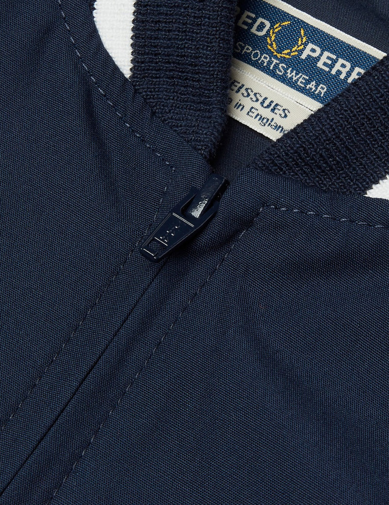 Fred Perry Re-issues Made In England Tennis Bomber - Navy Ecru