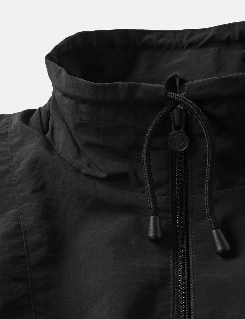 Fred Perry Monochrome Shell Jacket - Black