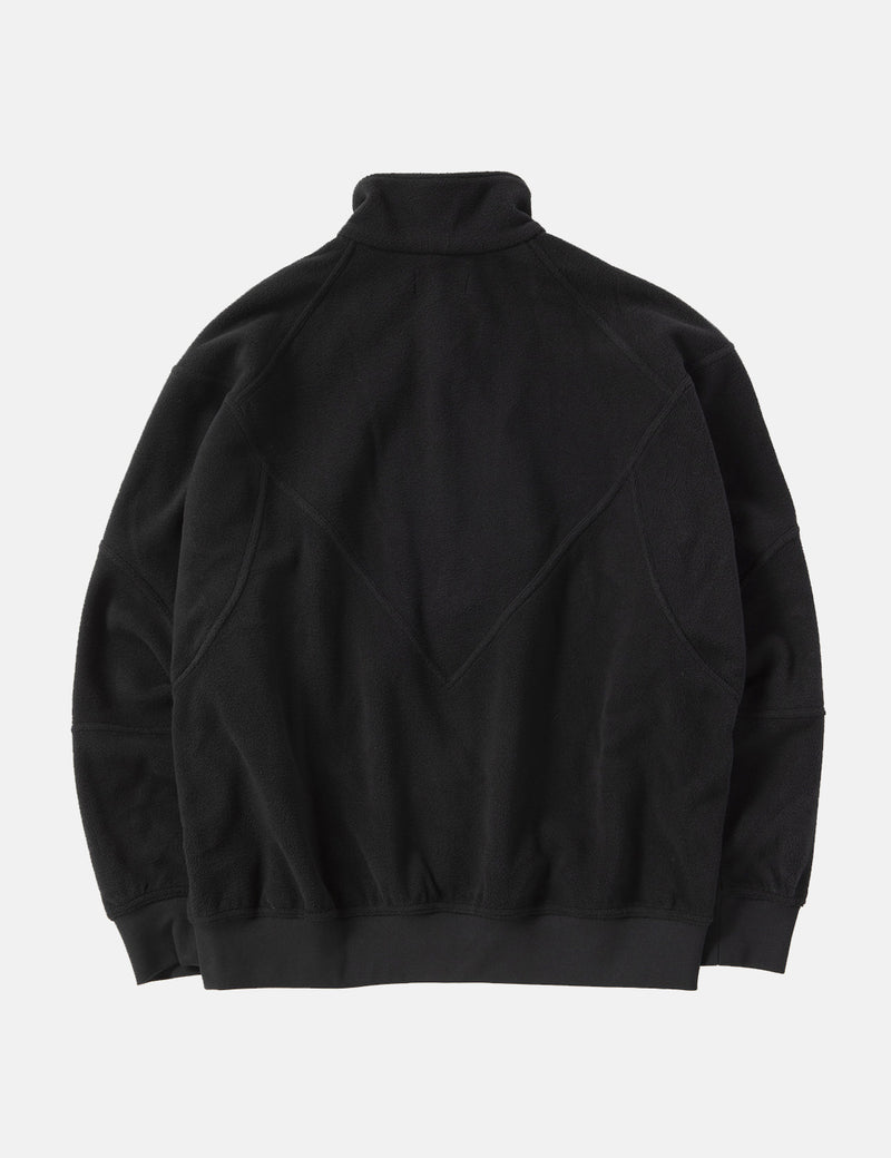 Fred Perry Monochrome Half Zip Fleece - Black