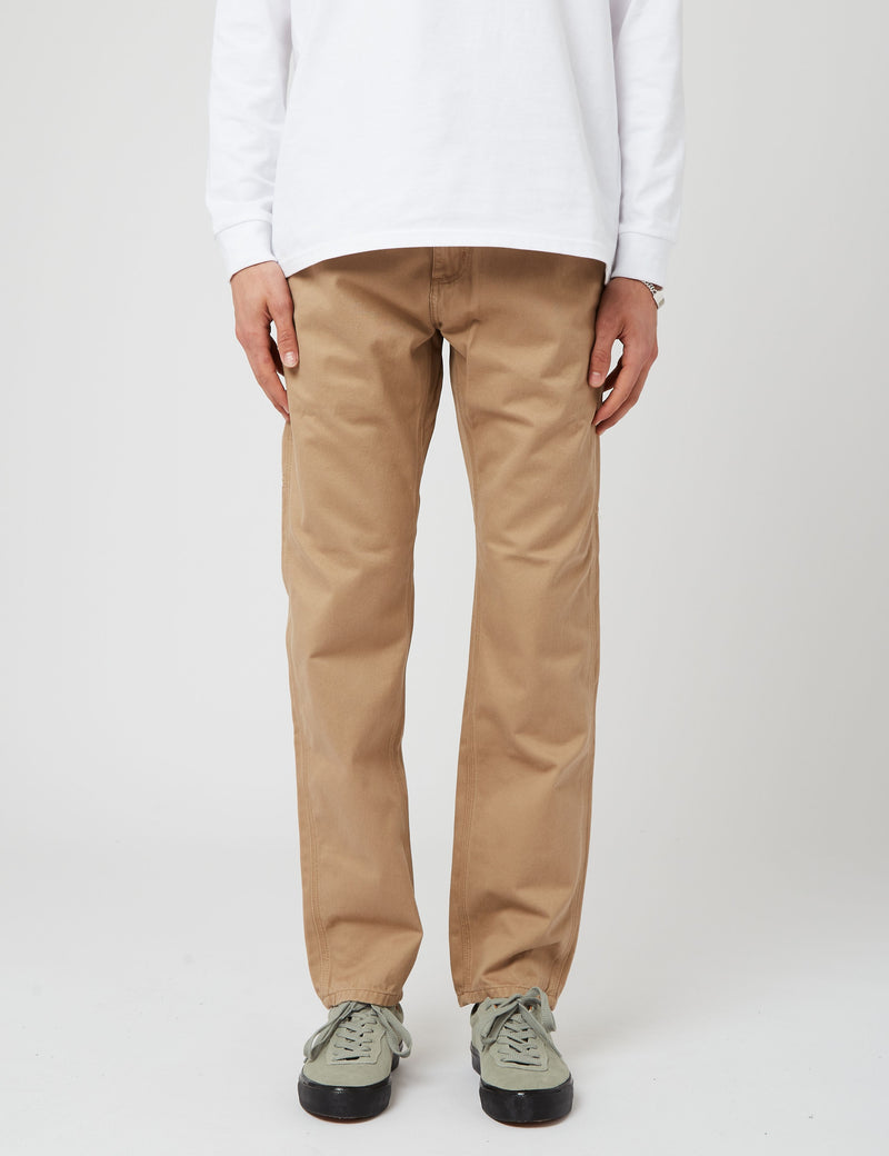 Carhartt-WIP Ruck Single Knee Pant (Regular, Taper) - Nomad Brown