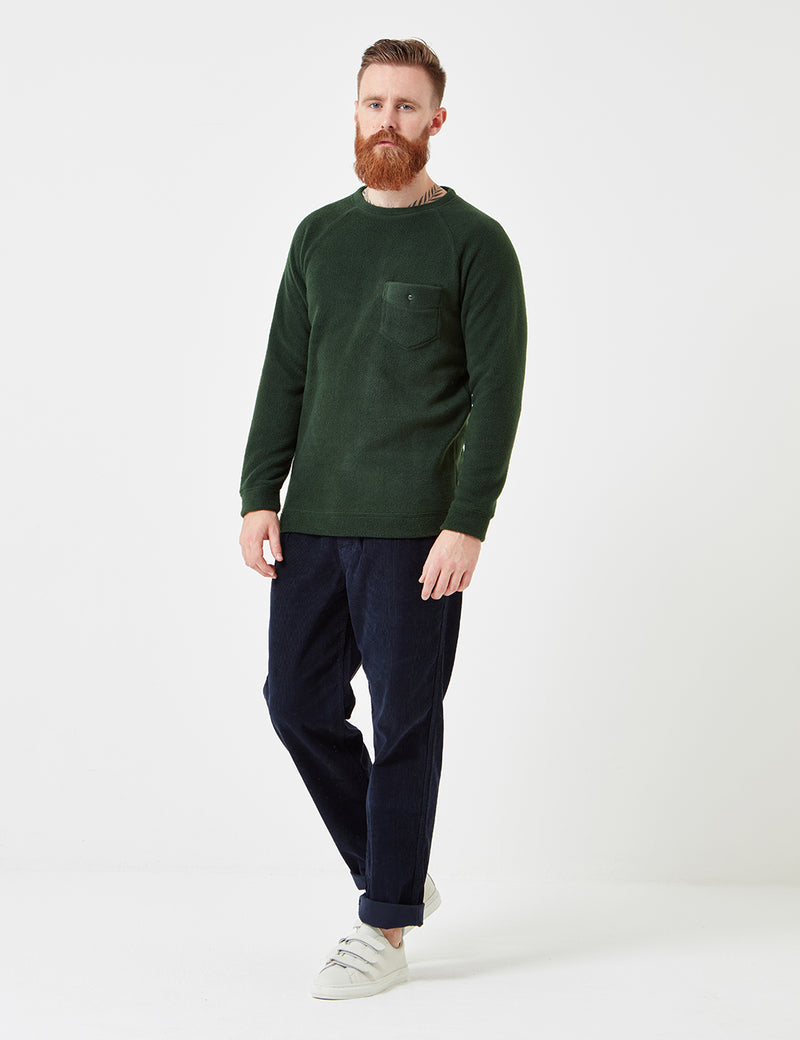 Human Scales Carlos Pocket Sweatshirt - Moss Green