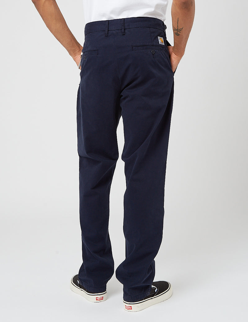 Carhartt-WIP Johnson Pant (Regular Taper) - Dark Navy Blue