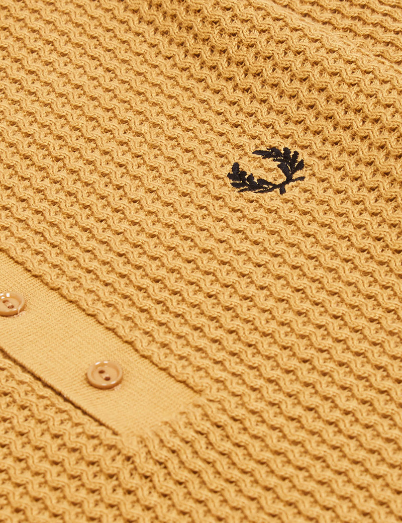 Chemise à col boutonné en maille Fred Perry - 1964 Gold