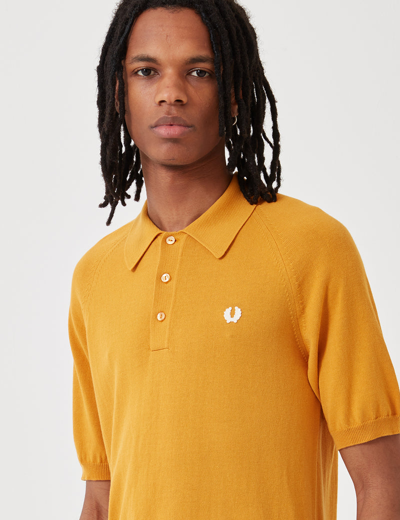 Chemise en tricot à manches raglan Fred Perry - Golden