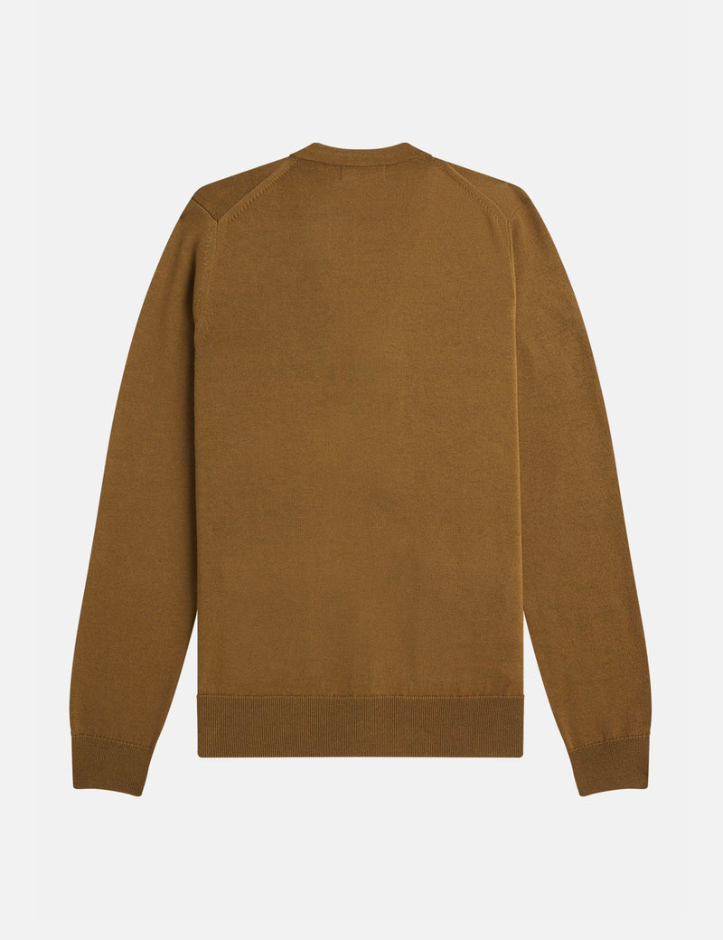 Fred Perry Classic Cardigan - Shaded Stone Brown