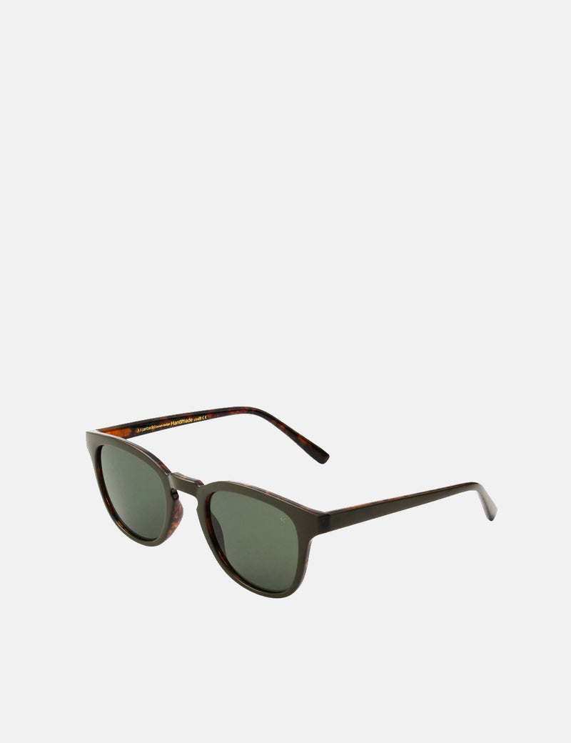 A. Kjaerbede Bate Sunglasses - Dark Olive Green