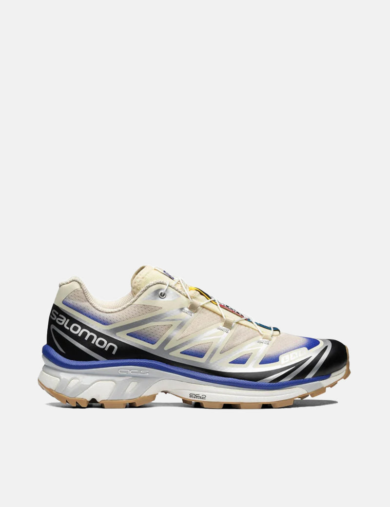 SalomonXT-6スカイライントレーナー-漂白された砂/まばゆいばかりの青/黒