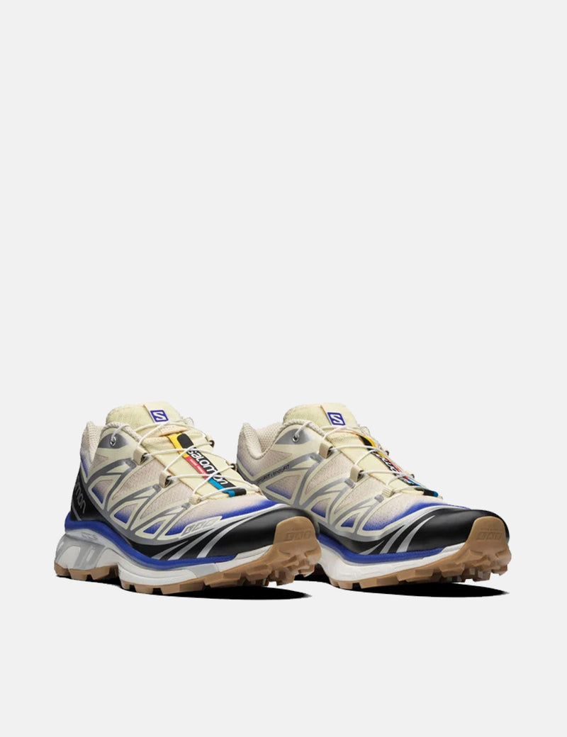 SalomonXT-6スカイライントレーナー-漂白された砂/まばゆいばかりの青/黒