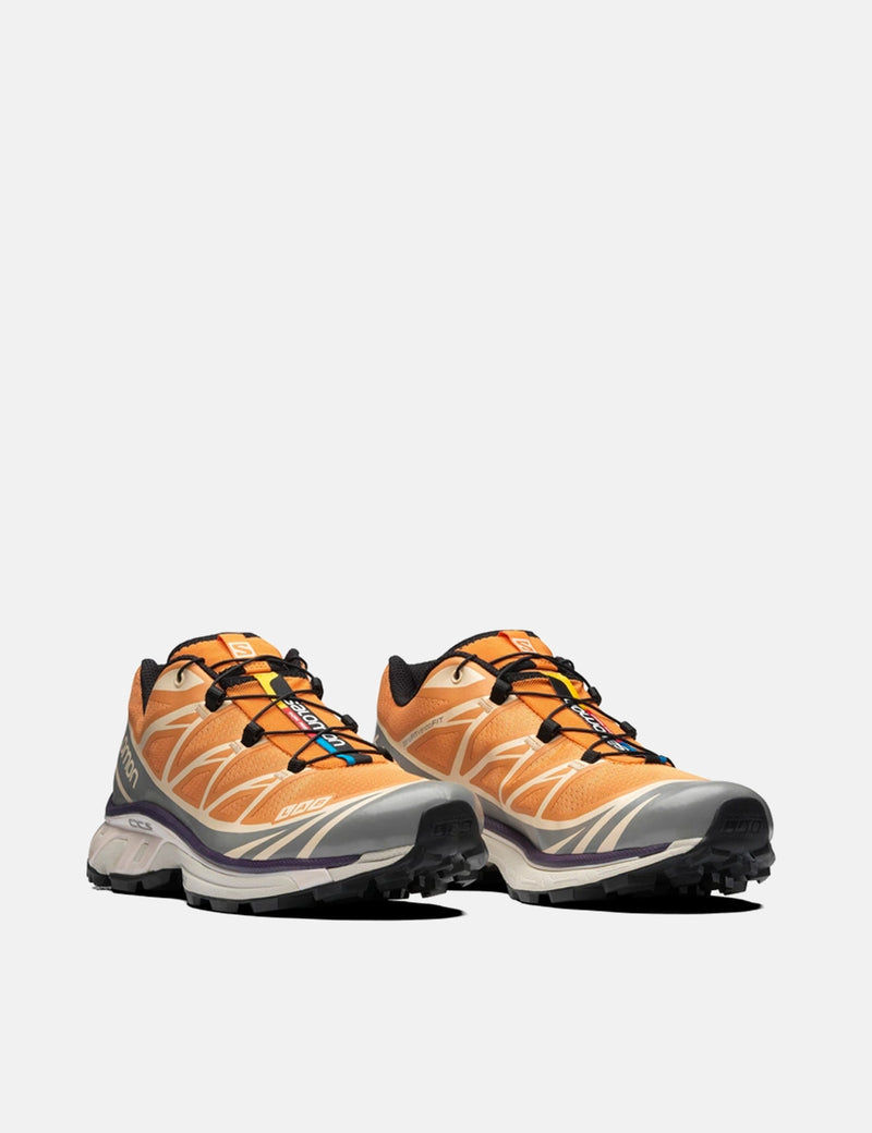SalomonXT-6トレーナー-アプリコットバフ/フロストグレー/ベルベットモーニング