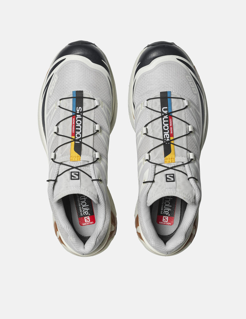 Salomon XT-6 Trainers - Lunar Rock/Dark Sapphire/Rubber