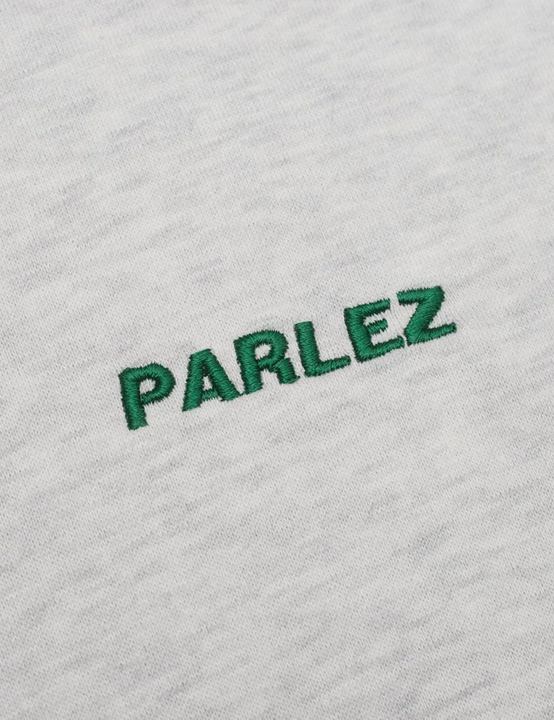 Parlezフード付きスウェットシャツ-ヘザーグレー