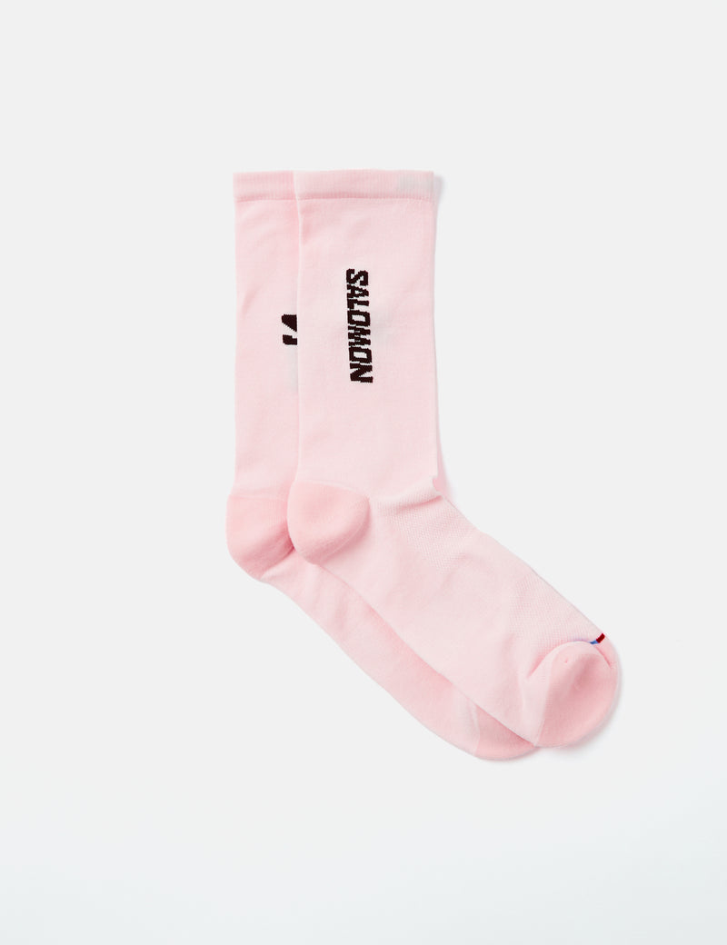 Salomon 365 Crew Socks - Cradle Pink/Black