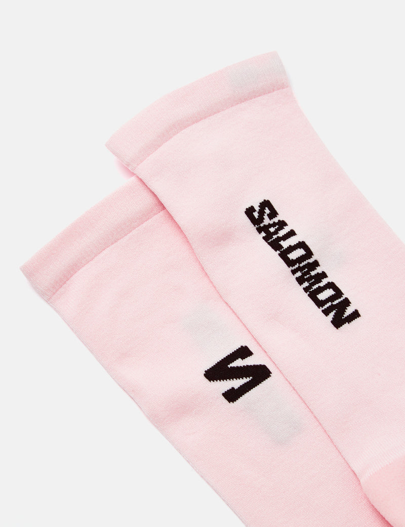 Salomon 365 Crew Socks - Cradle Pink/Black