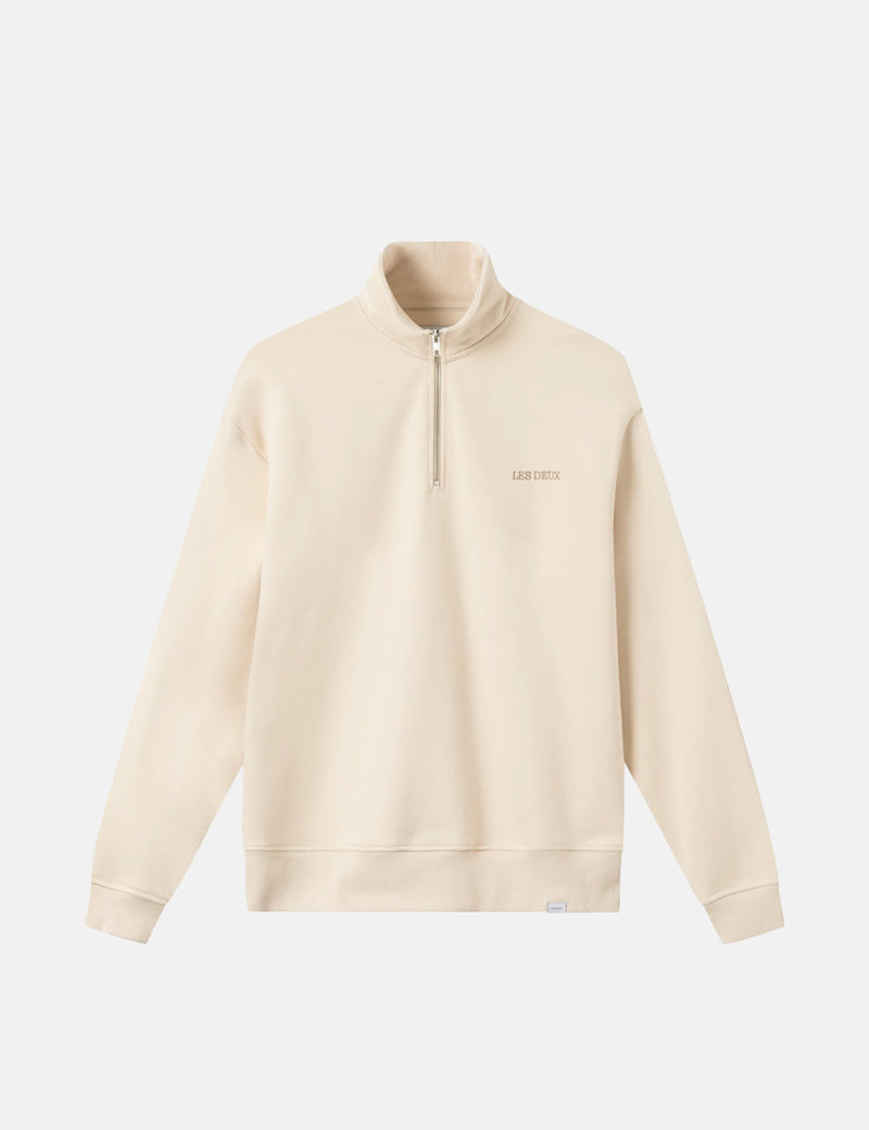 Sweat Les Deux Diego Half Zip - Ivoire