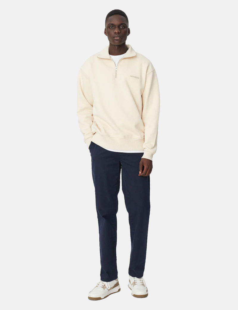Sweat Les Deux Diego Half Zip - Ivoire