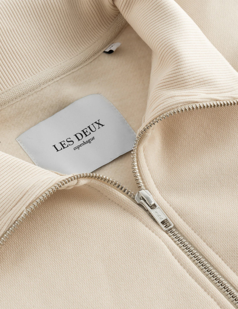 Sweat Les Deux Diego Half Zip - Ivoire