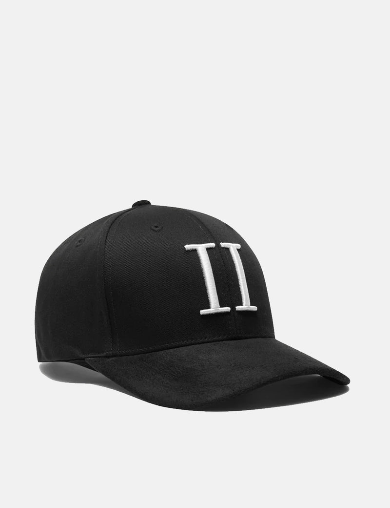 Les Deux Suede II Baseball Cap - Black