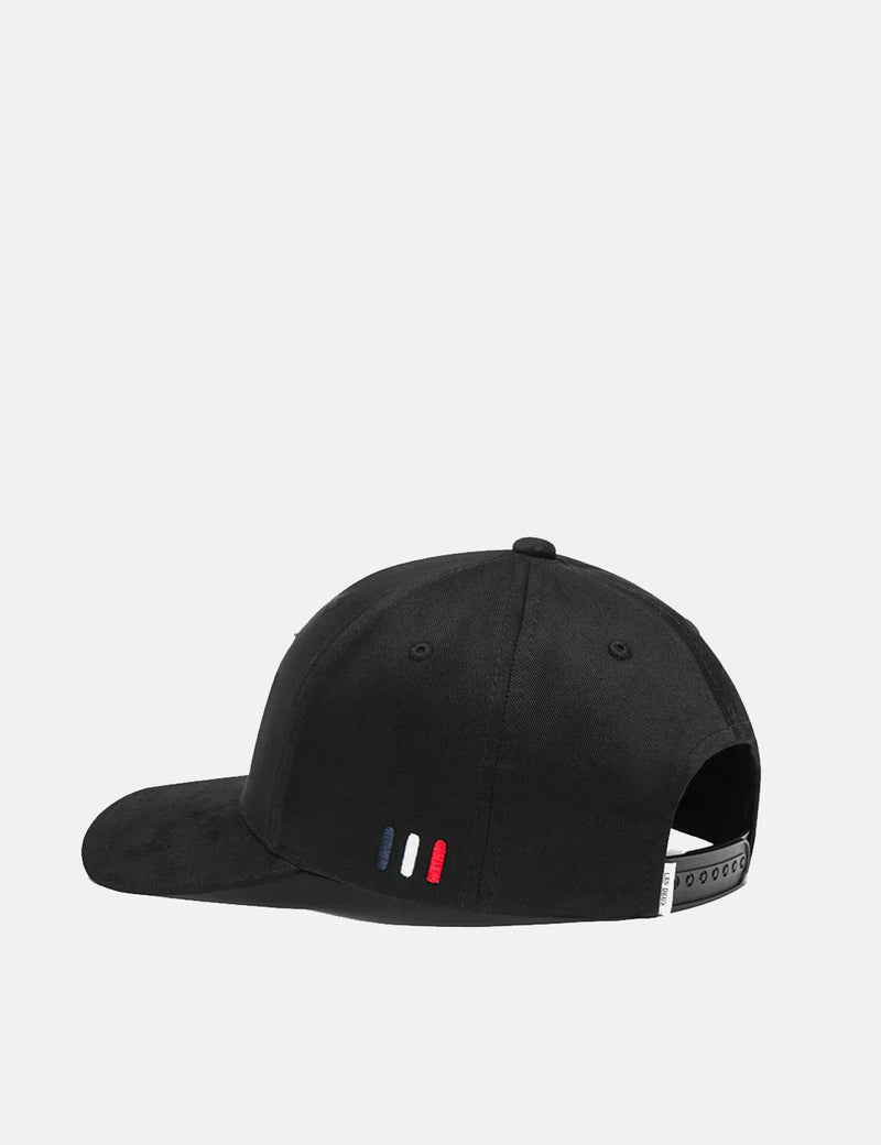 Les Deux Suede II Baseball Cap - Black