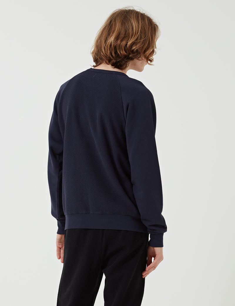 Les Basics Le Loopback Sweatshirt - Navy Blue