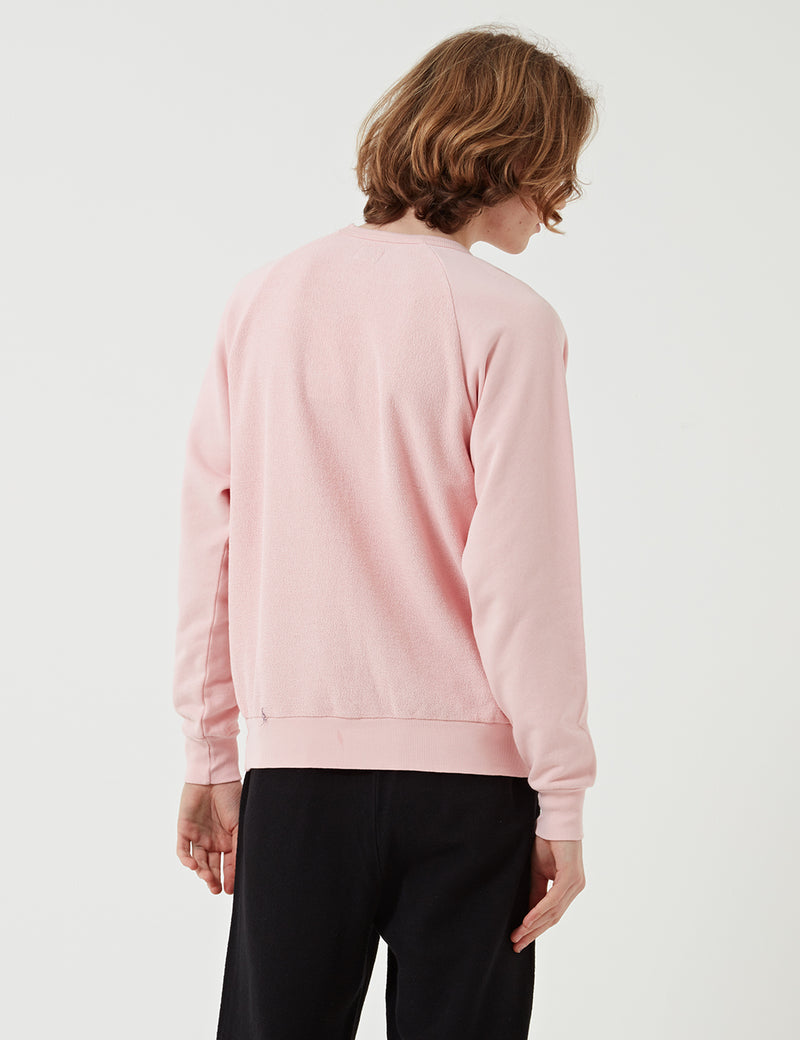 Les Basics LeLoopbackスウェットシャツ-ピンク