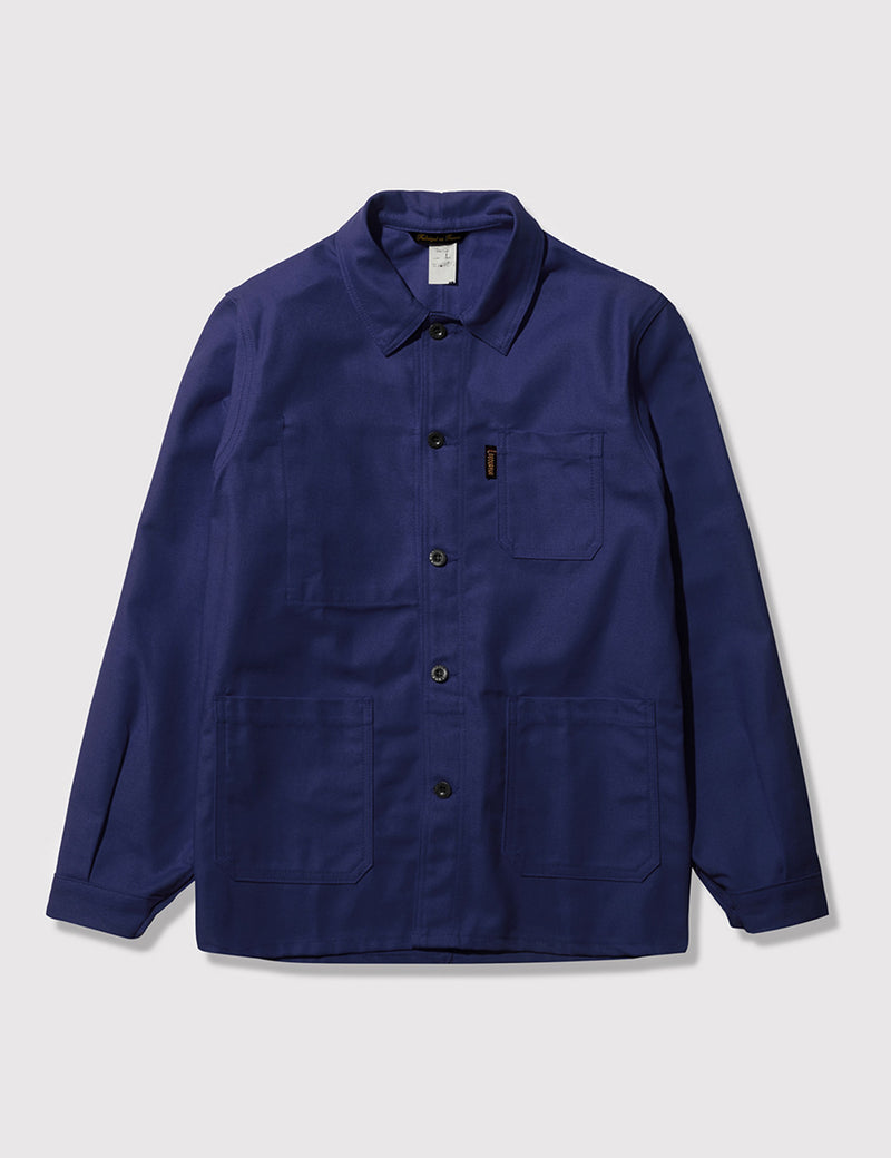 Le Laboureur Cotton Work Jacket - Navy