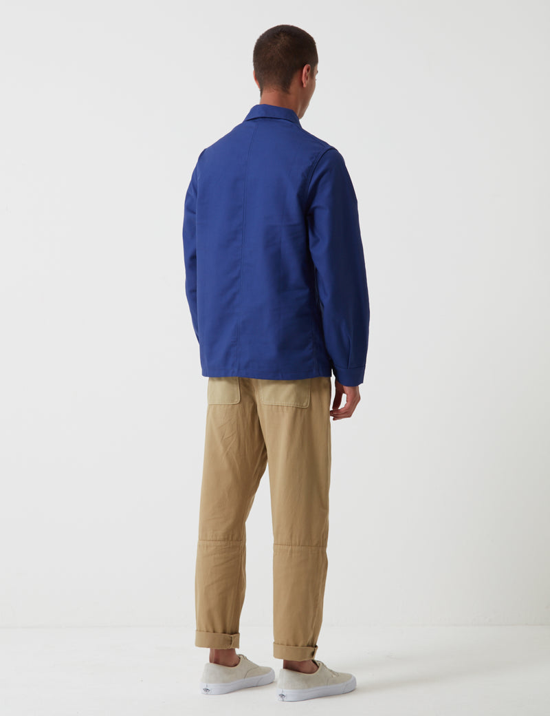 Le Laboureur Cotton Arbeitsjacke - Marine-Blau