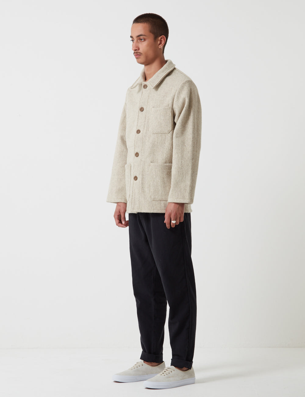 Wool Wrapover Coat by Lemaire- La Garçonne