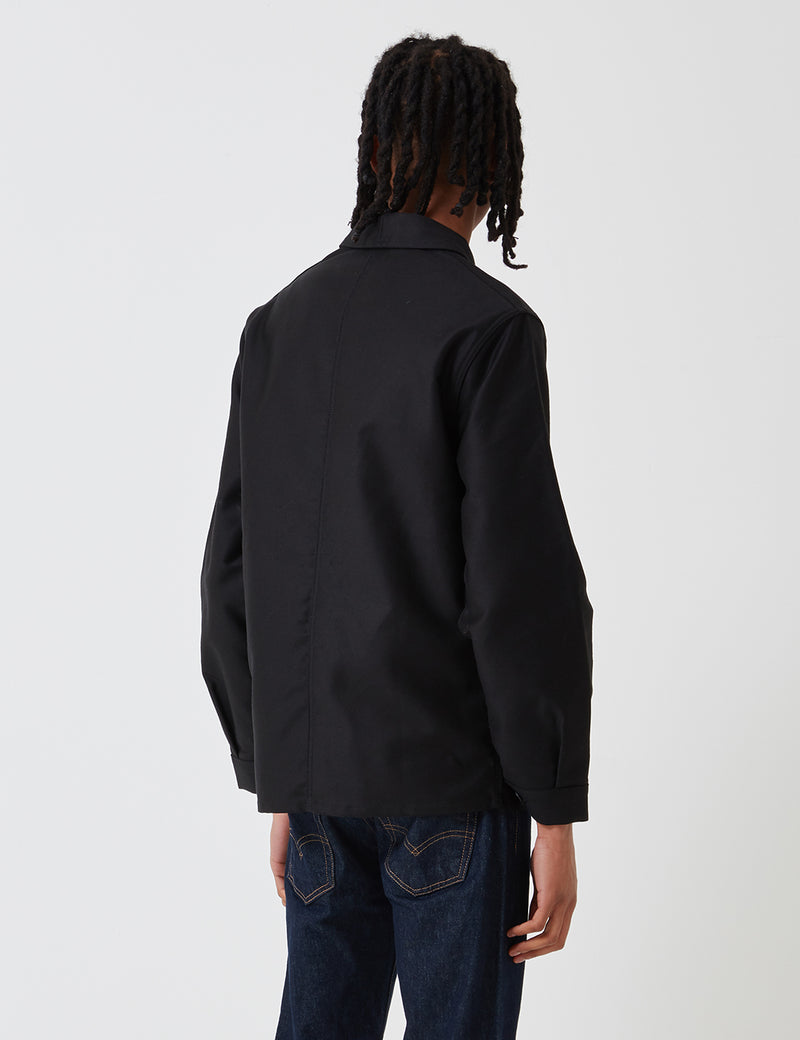 Le Laboureur Moleskin Arbeitsjacke - Schwarz